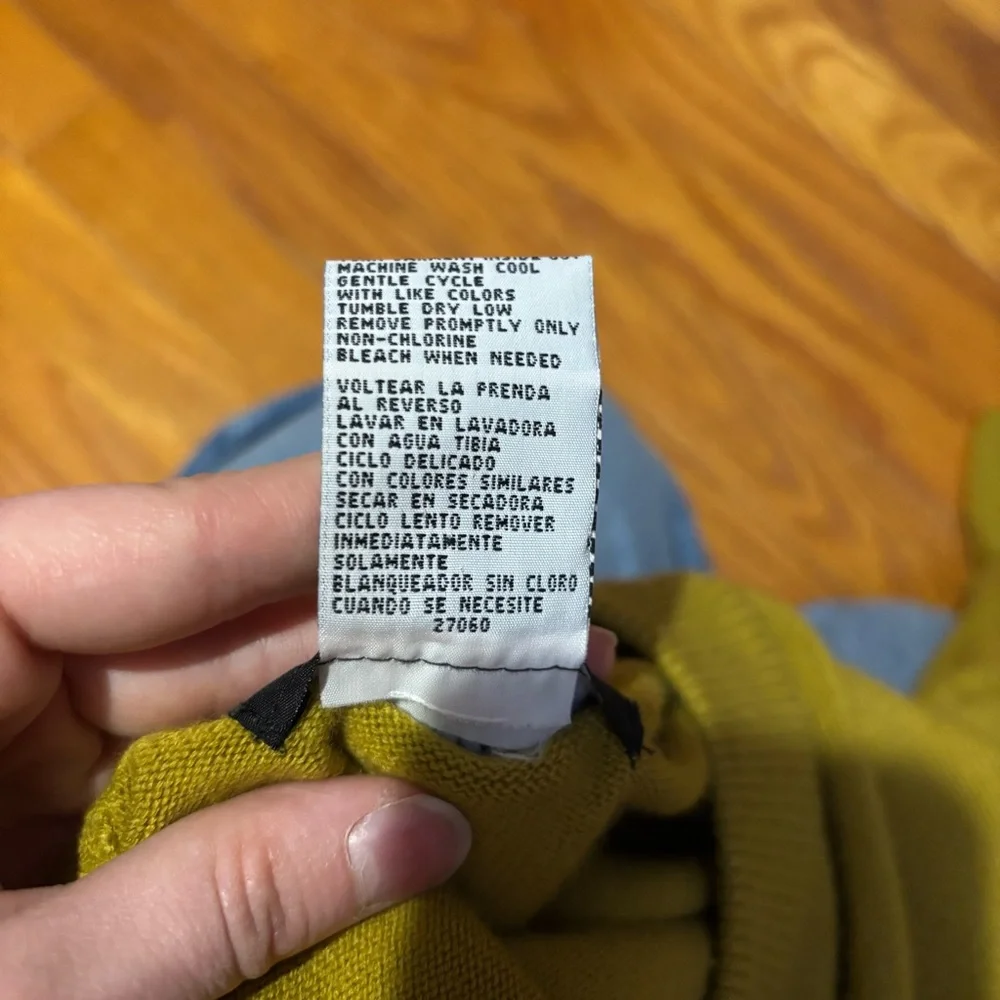 Women’s Sag Harbor Chartreuse Sweater - Picture 8 of 8